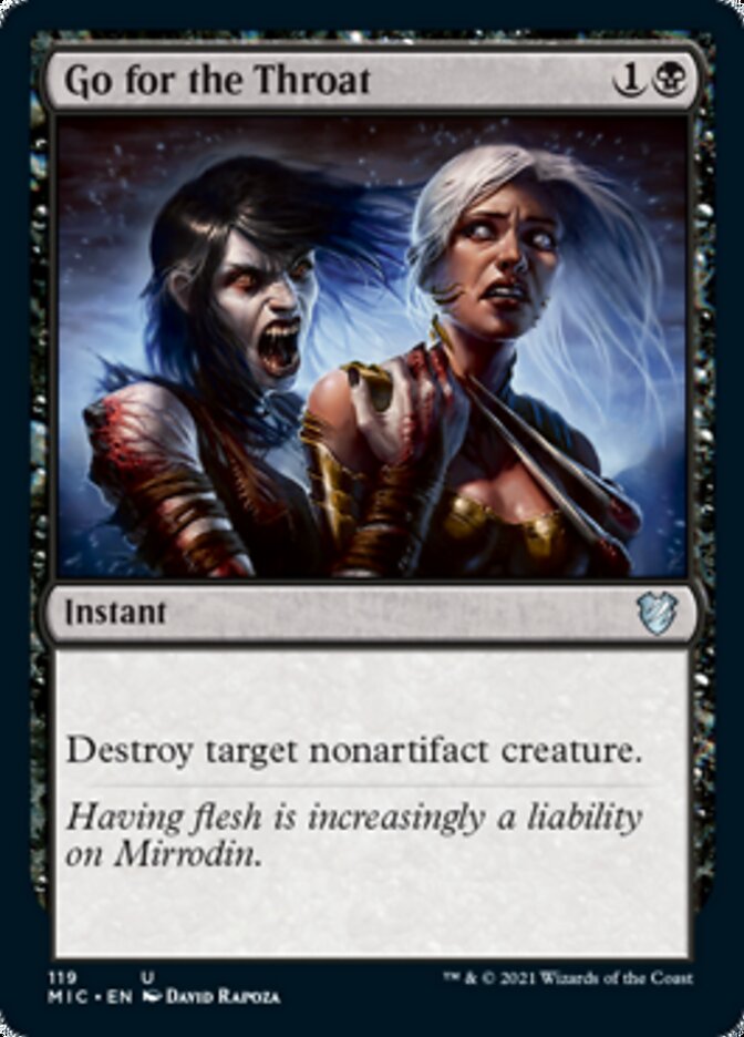 Go for the Throat [Innistrad: Midnight Hunt Commander] | Gear Gaming Bentonville