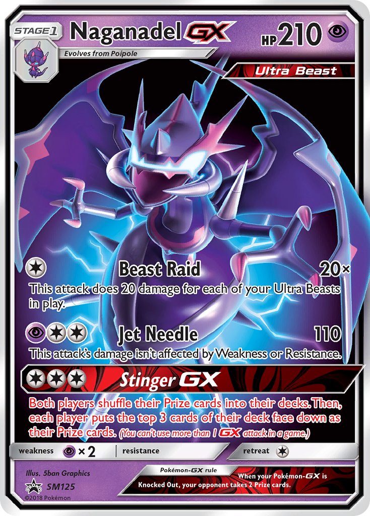 Naganadel GX (SM125) [Sun & Moon: Black Star Promos] | Gear Gaming Bentonville