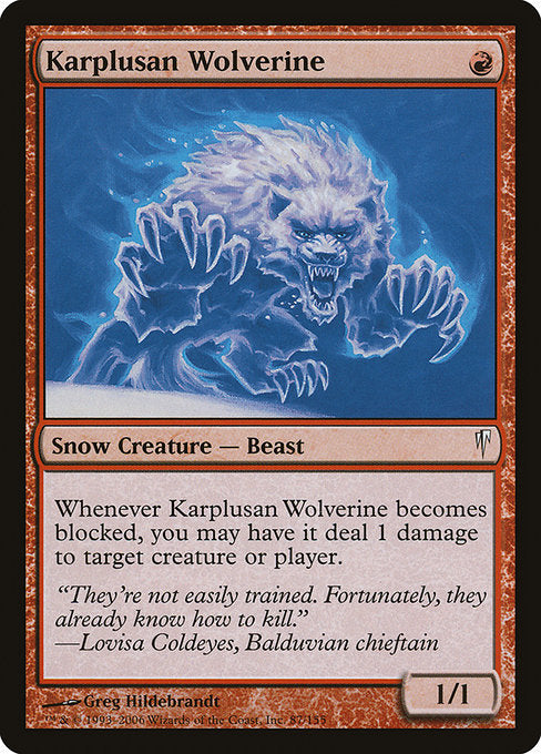 Karplusan Wolverine [Coldsnap] | Gear Gaming Bentonville