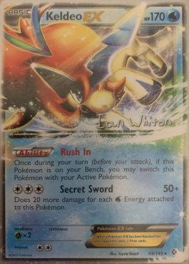 Keldeo EX (49/149) (American Gothic - Ian Whiton) [World Championships 2013] | Gear Gaming Bentonville