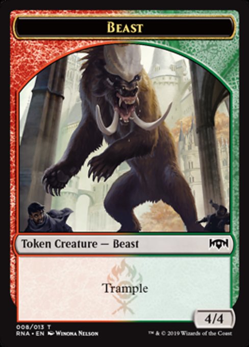 Beast Token [Ravnica Allegiance] | Gear Gaming Bentonville