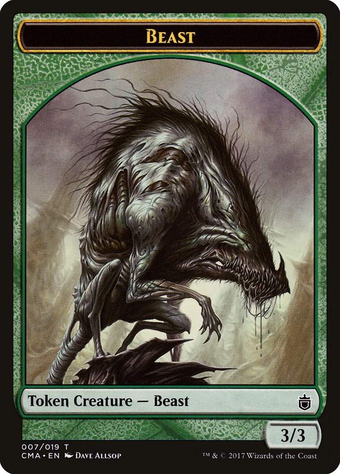 Beast (007/019) [Commander Anthology Tokens] | Gear Gaming Bentonville