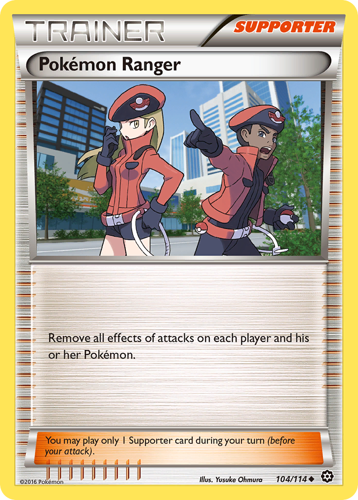 Pokemon Ranger (104/114) [XY: Steam Siege] | Gear Gaming Bentonville