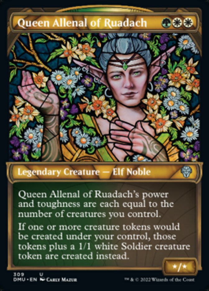 Queen Allenal of Ruadach (Showcase) [Dominaria United] | Gear Gaming Bentonville