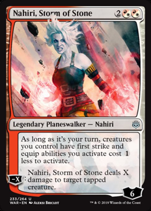 Nahiri, Storm of Stone [War of the Spark] | Gear Gaming Bentonville