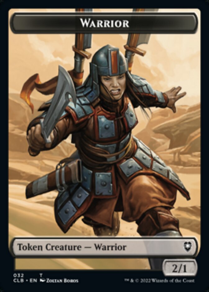 Warrior // Inkling Double-sided Token [Commander Legends: Battle for Baldur's Gate Tokens] | Gear Gaming Bentonville