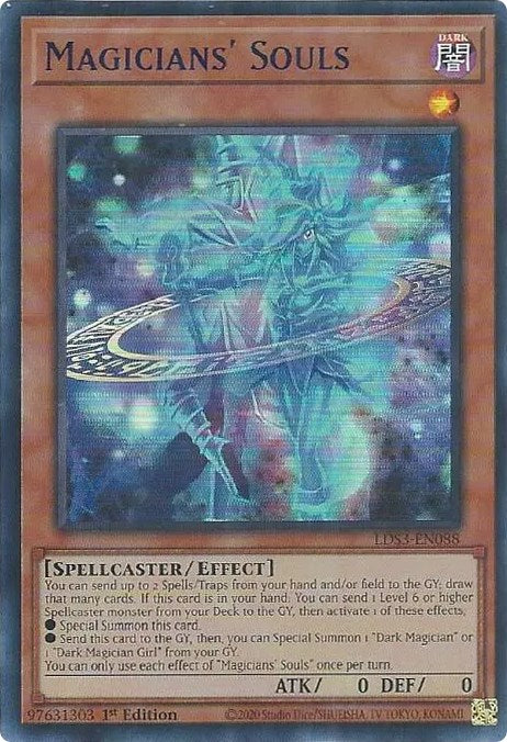 Magicians' Souls (Blue) [LDS3-EN088] Ultra Rare | Gear Gaming Bentonville