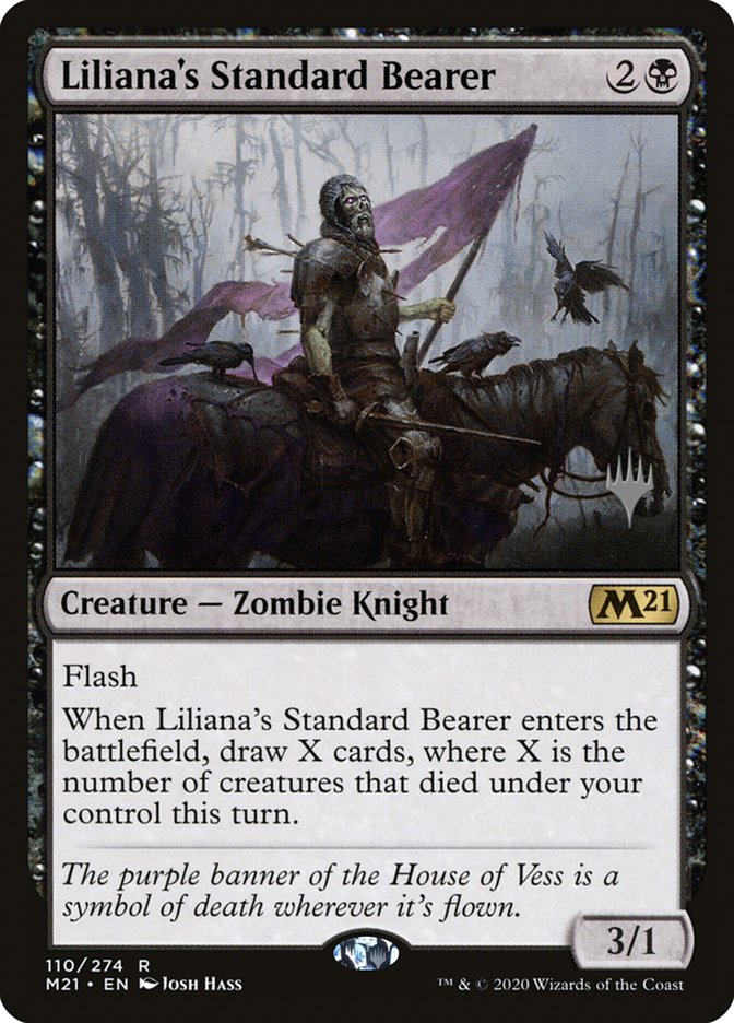 Liliana's Standard Bearer (Promo Pack) [Core Set 2021 Promos] | Gear Gaming Bentonville