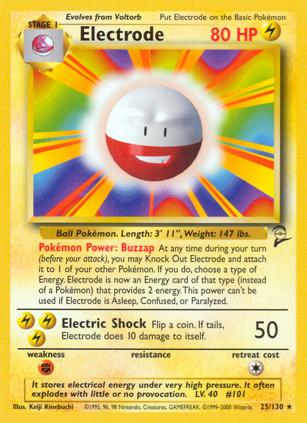 Electrode (25/130) [Base Set 2] | Gear Gaming Bentonville