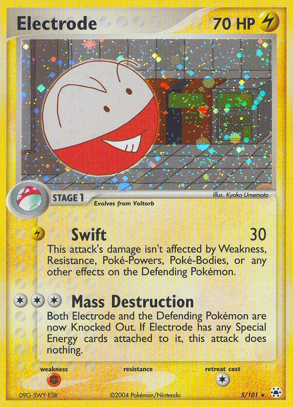 Electrode (5/101) [EX: Hidden Legends] | Gear Gaming Bentonville