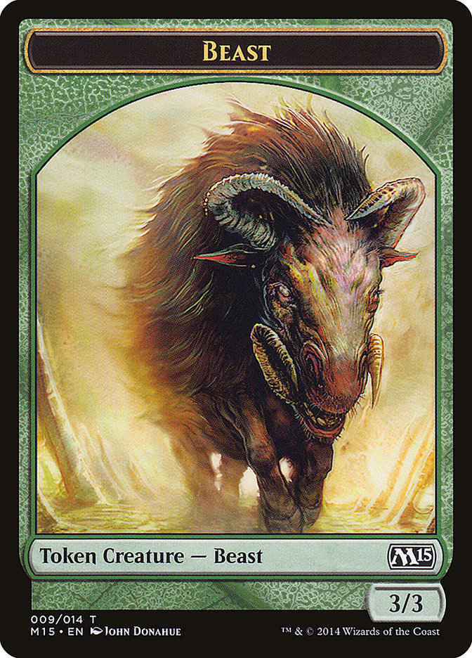 Beast (009/014) [Magic 2015 Tokens] | Gear Gaming Bentonville