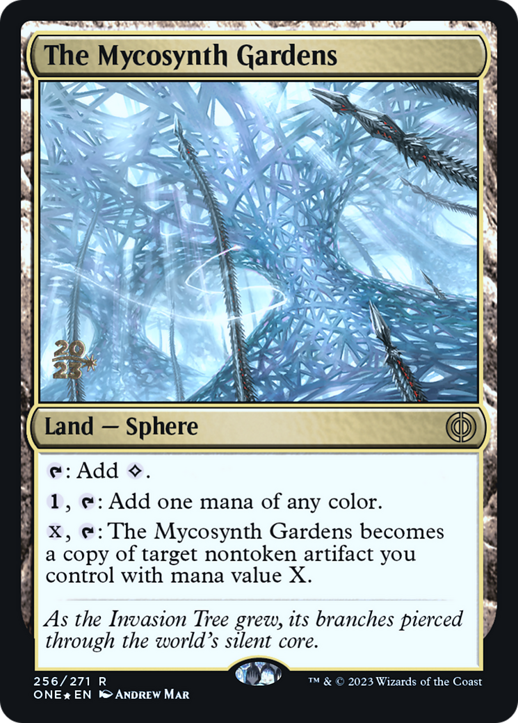 The Mycosynth Gardens [Phyrexia: All Will Be One Prerelease Promos] | Gear Gaming Bentonville