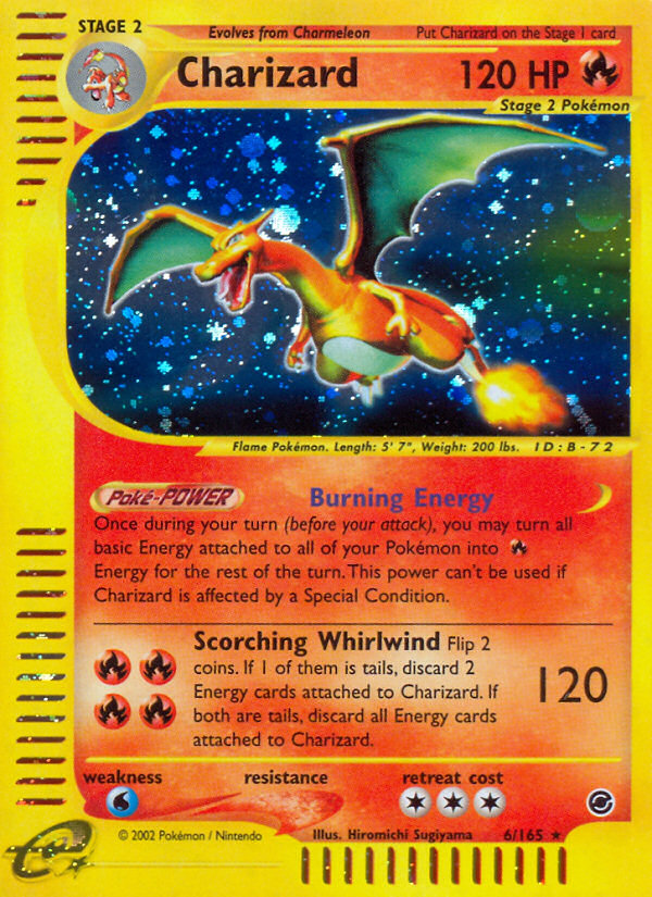 Charizard (6/165) [Expedition: Base Set] | Gear Gaming Bentonville