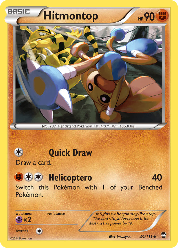 Hitmontop (49/111) [XY: Furious Fists] | Gear Gaming Bentonville