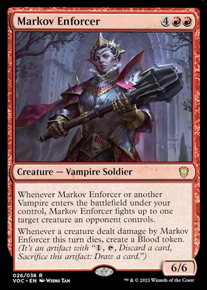 Markov Enforcer [Innistrad: Crimson Vow Commander] | Gear Gaming Bentonville