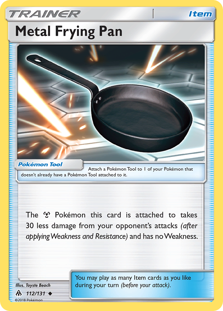 Metal Frying Pan (112/131) [Sun & Moon: Forbidden Light] | Gear Gaming Bentonville