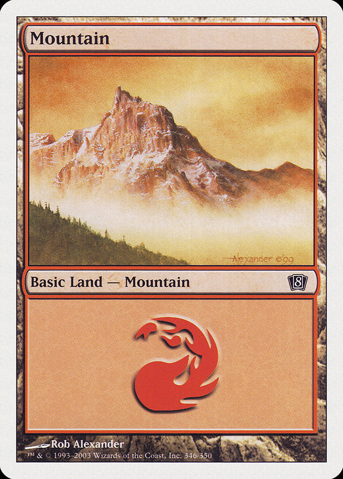 Mountain (346) [Eighth Edition] | Gear Gaming Bentonville