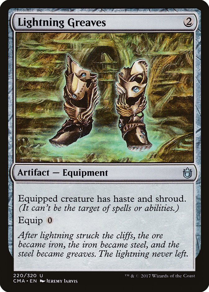 Lightning Greaves [Commander Anthology] | Gear Gaming Bentonville