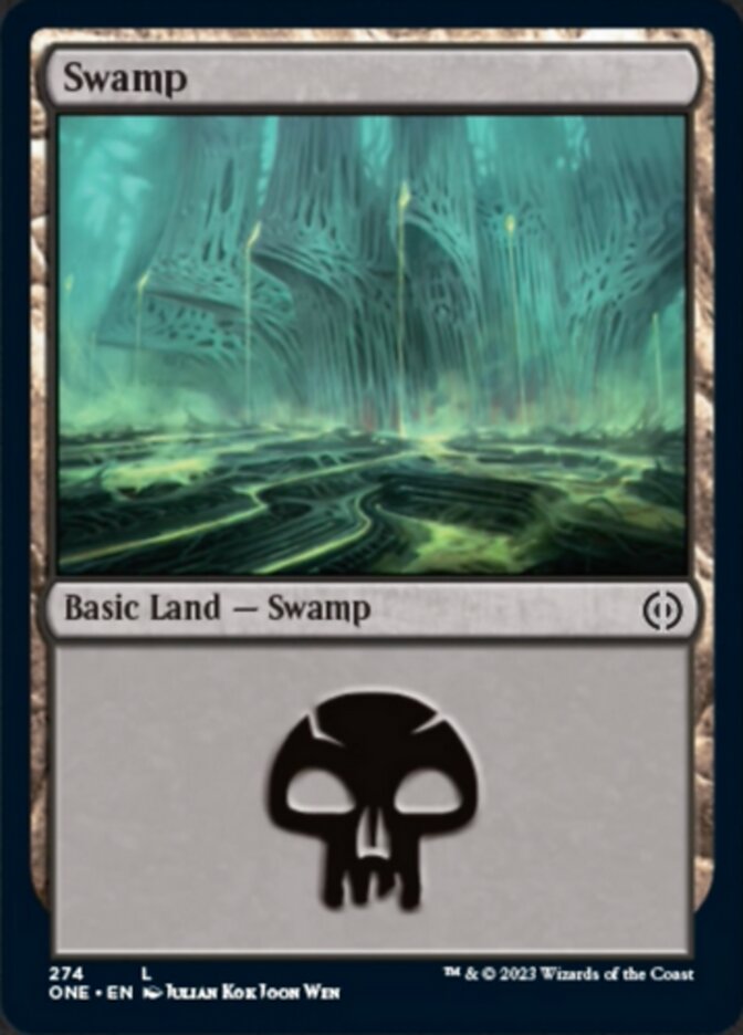 Swamp (274) [Phyrexia: All Will Be One] | Gear Gaming Bentonville