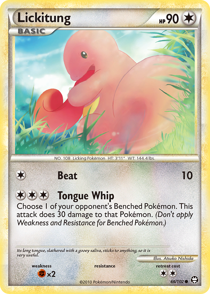 Lickitung (66/102) [HeartGold & SoulSilver: Triumphant] | Gear Gaming Bentonville