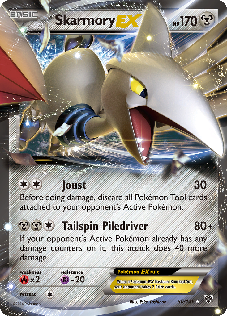 Skarmory EX (80/146) [XY: Base Set] | Gear Gaming Bentonville