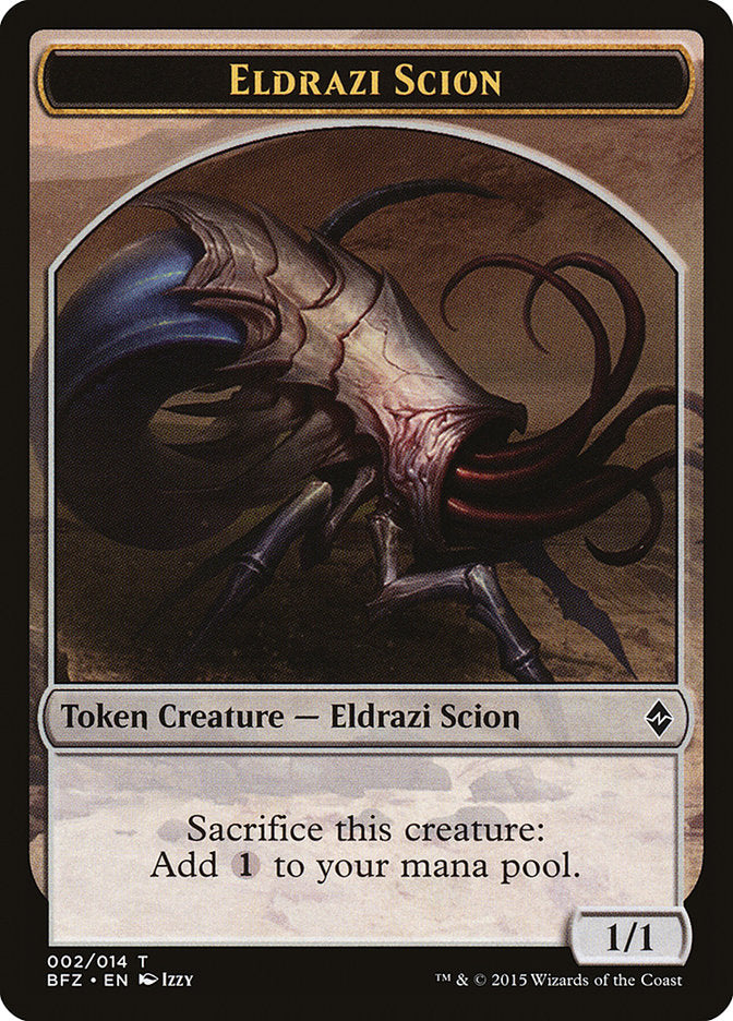 Eldrazi Scion (002/014) [Battle for Zendikar Tokens] | Gear Gaming Bentonville