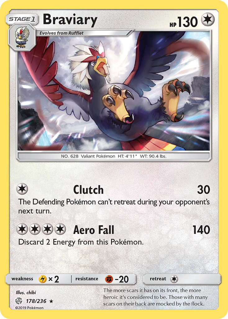 Braviary (178/236) [Sun & Moon: Cosmic Eclipse] | Gear Gaming Bentonville