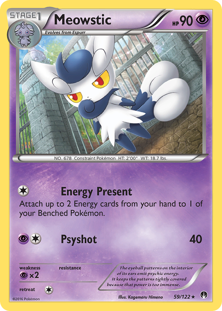 Meowstic (59/122) [XY: BREAKpoint] | Gear Gaming Bentonville