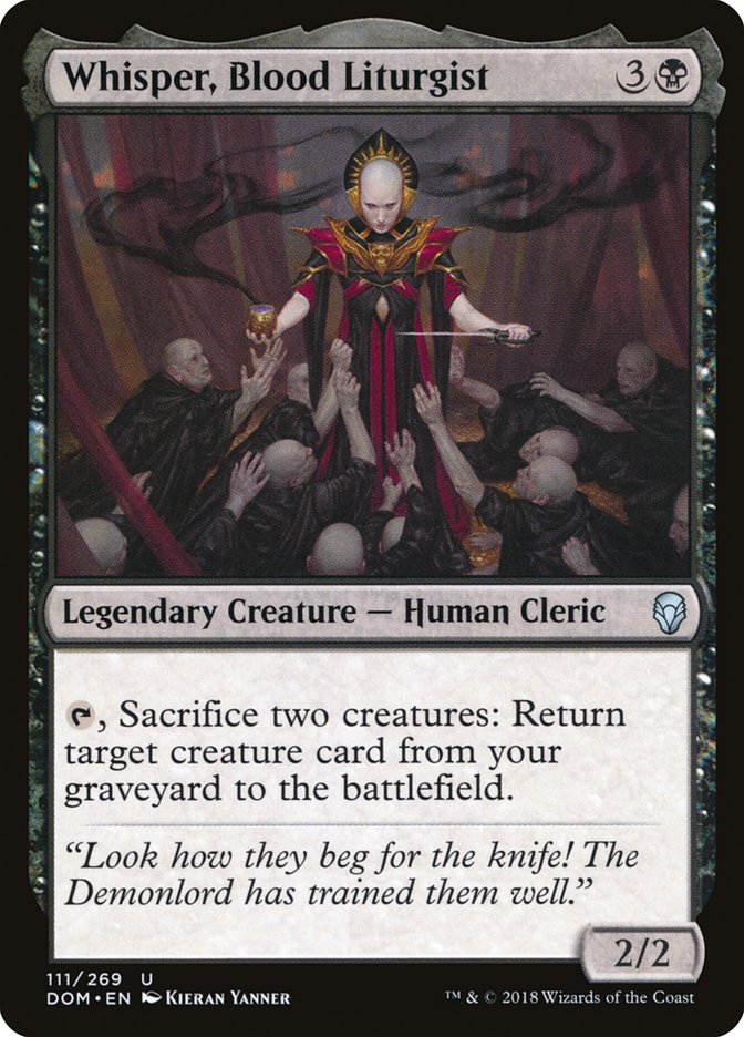 Whisper, Blood Liturgist [Dominaria] | Gear Gaming Bentonville