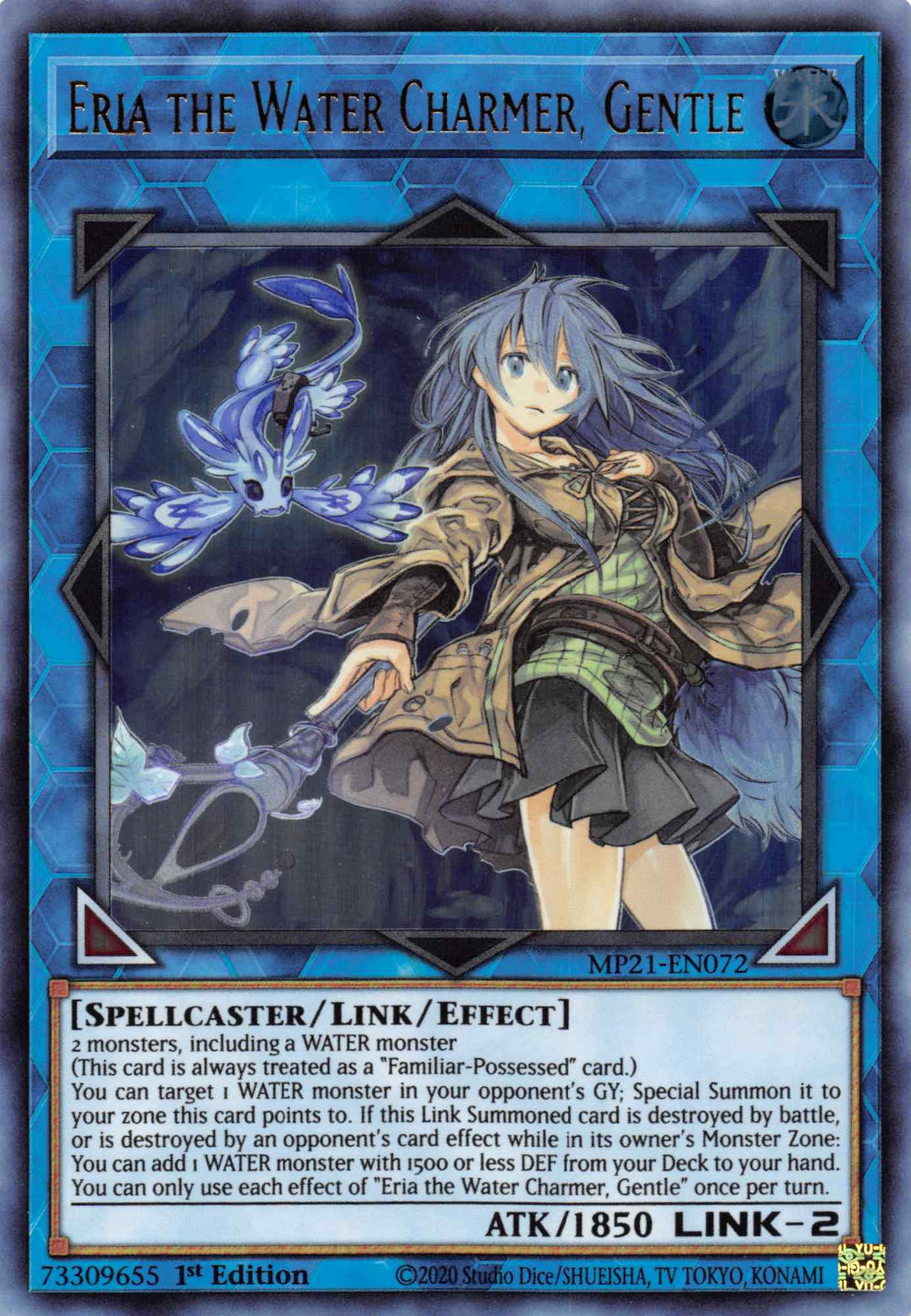 Eria the Water Charmer, Gentle [MP21-EN072] Ultra Rare | Gear Gaming Bentonville