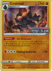 Coalossal (SWSH024) (Staff Prerelease Promo) [Sword & Shield: Black Star Promos] | Gear Gaming Bentonville