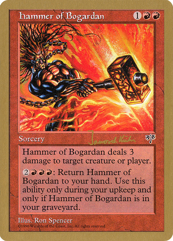 Hammer of Bogardan (Janosch Kuhn) [World Championship Decks 1997] | Gear Gaming Bentonville