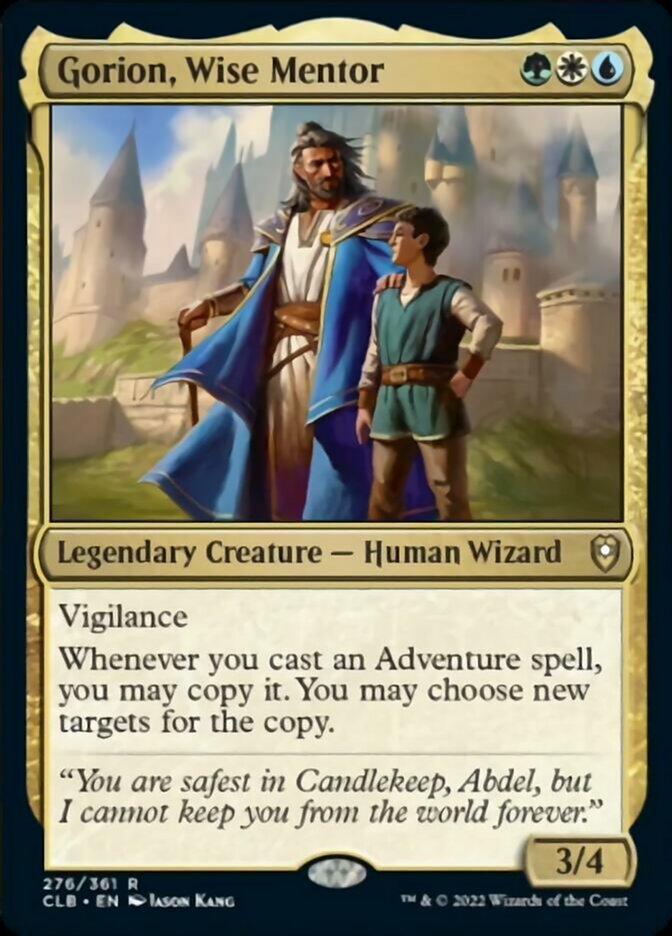 Gorion, Wise Mentor [Commander Legends: Battle for Baldur's Gate] | Gear Gaming Bentonville