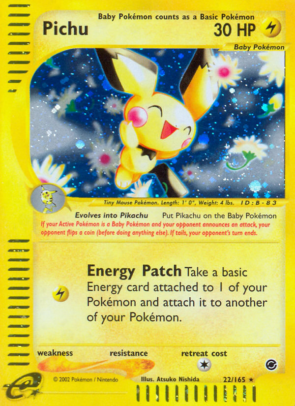 Pichu (22/165) [Expedition: Base Set] | Gear Gaming Bentonville