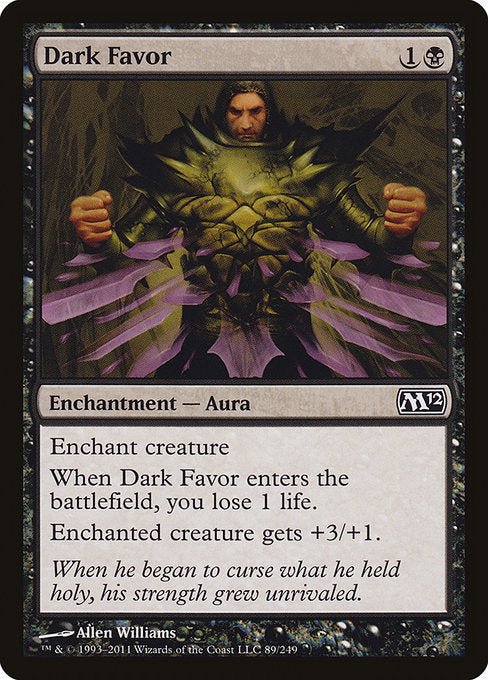 Dark Favor [Magic 2012 (M12)] | Gear Gaming Bentonville