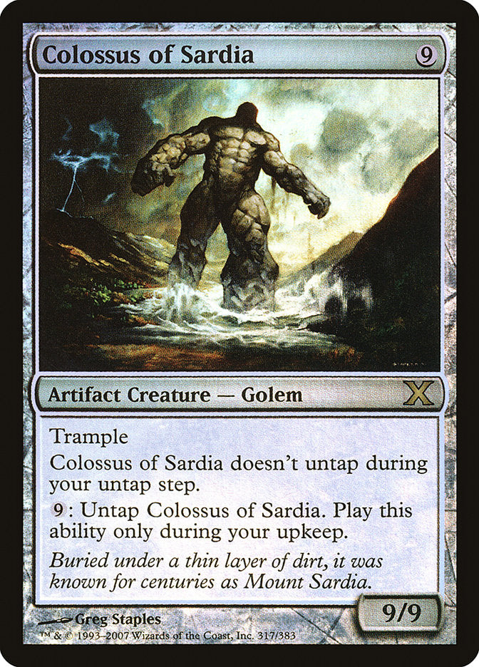 Colossus of Sardia (Premium Foil) [Tenth Edition] | Gear Gaming Bentonville