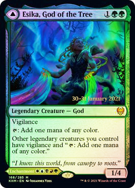 Esika, God of the Tree // The Prismatic Bridge  [Kaldheim Prerelease Promos] | Gear Gaming Bentonville