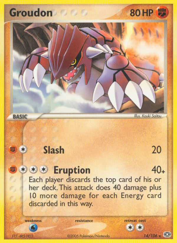 Groudon (14/106) [EX: Emerald] | Gear Gaming Bentonville