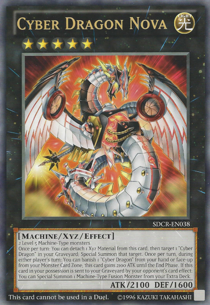 Cyber Dragon Nova (Oversized) (Machine Madness) [SDCR-EN038] Promo | Gear Gaming Bentonville