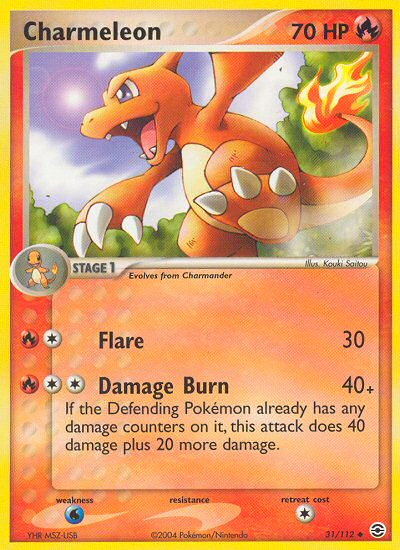 Charmeleon (31/112) [EX: FireRed & LeafGreen] | Gear Gaming Bentonville