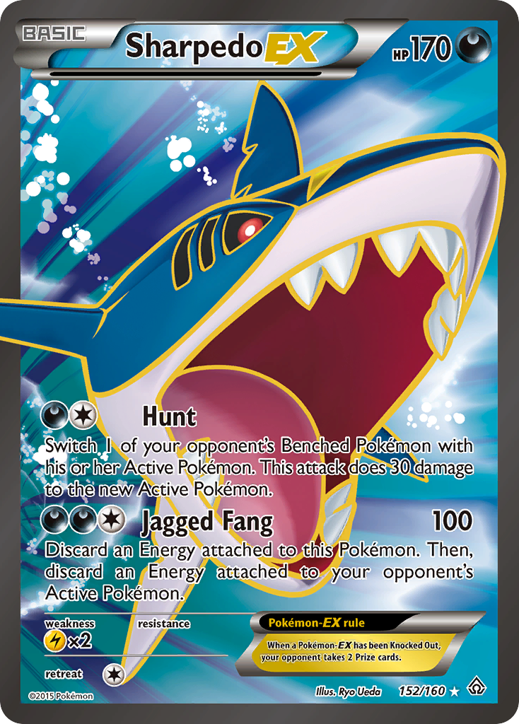 Sharpedo EX (152/160) [XY: Primal Clash] | Gear Gaming Bentonville