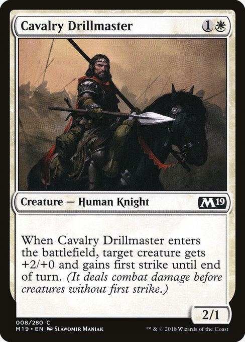 Cavalry Drillmaster [Core Set 2019] | Gear Gaming Bentonville