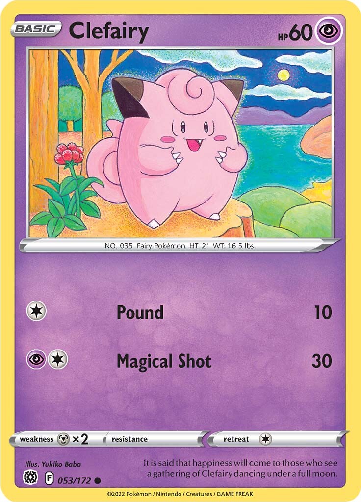 Clefairy (053/172) [Sword & Shield: Brilliant Stars] | Gear Gaming Bentonville