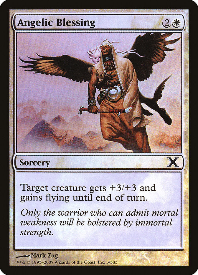 Angelic Blessing (Premium Foil) [Tenth Edition] | Gear Gaming Bentonville