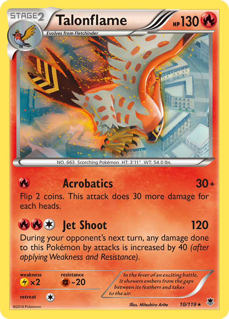 Talonflame (10/119) [XY: Phantom Forces] | Gear Gaming Bentonville