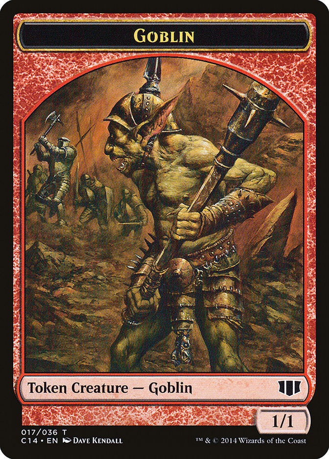 Goblin // Goat Double-sided Token [Commander 2014 Tokens] | Gear Gaming Bentonville