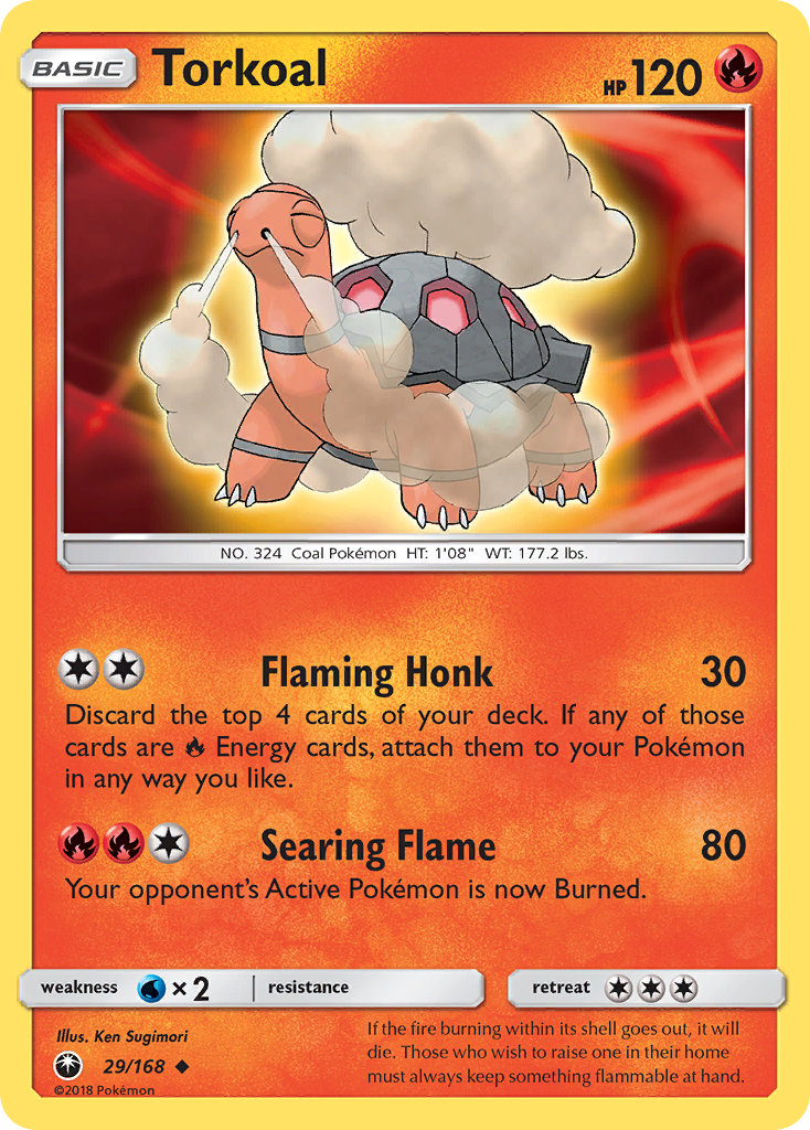 Torkoal (29/168) [Sun & Moon: Celestial Storm] | Gear Gaming Bentonville