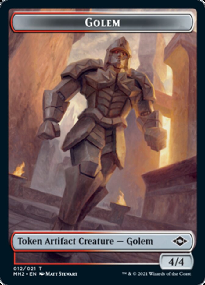 Golem Token // Treasure Token (#21) [Modern Horizons 2 Tokens] | Gear Gaming Bentonville