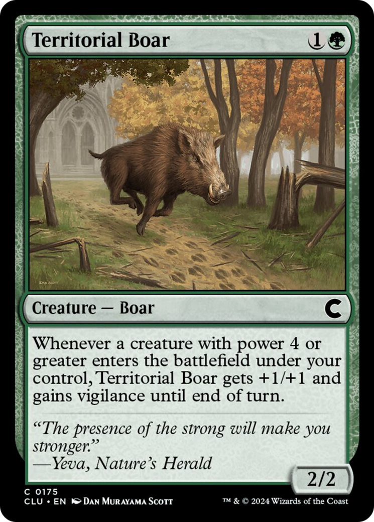 Territorial Boar [Ravnica: Clue Edition] | Gear Gaming Bentonville