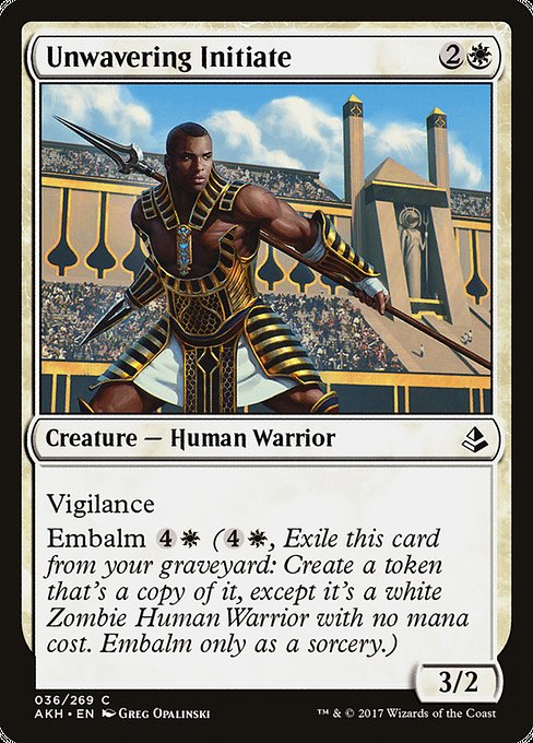 Unwavering Initiate [Amonkhet] | Gear Gaming Bentonville